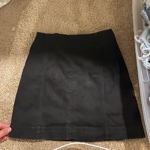 Tight skirt black denim